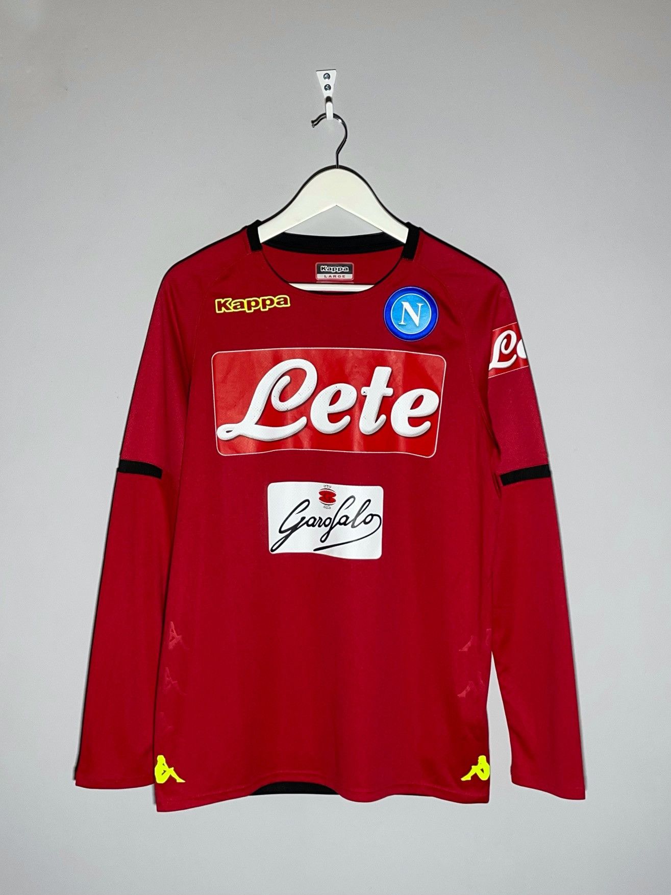 Kappa SSC Napoli Kappa Pre Race Y2k Streetwear Football Jersey Size US L / EU 52-54 / 3 - 1 Thumbnail
