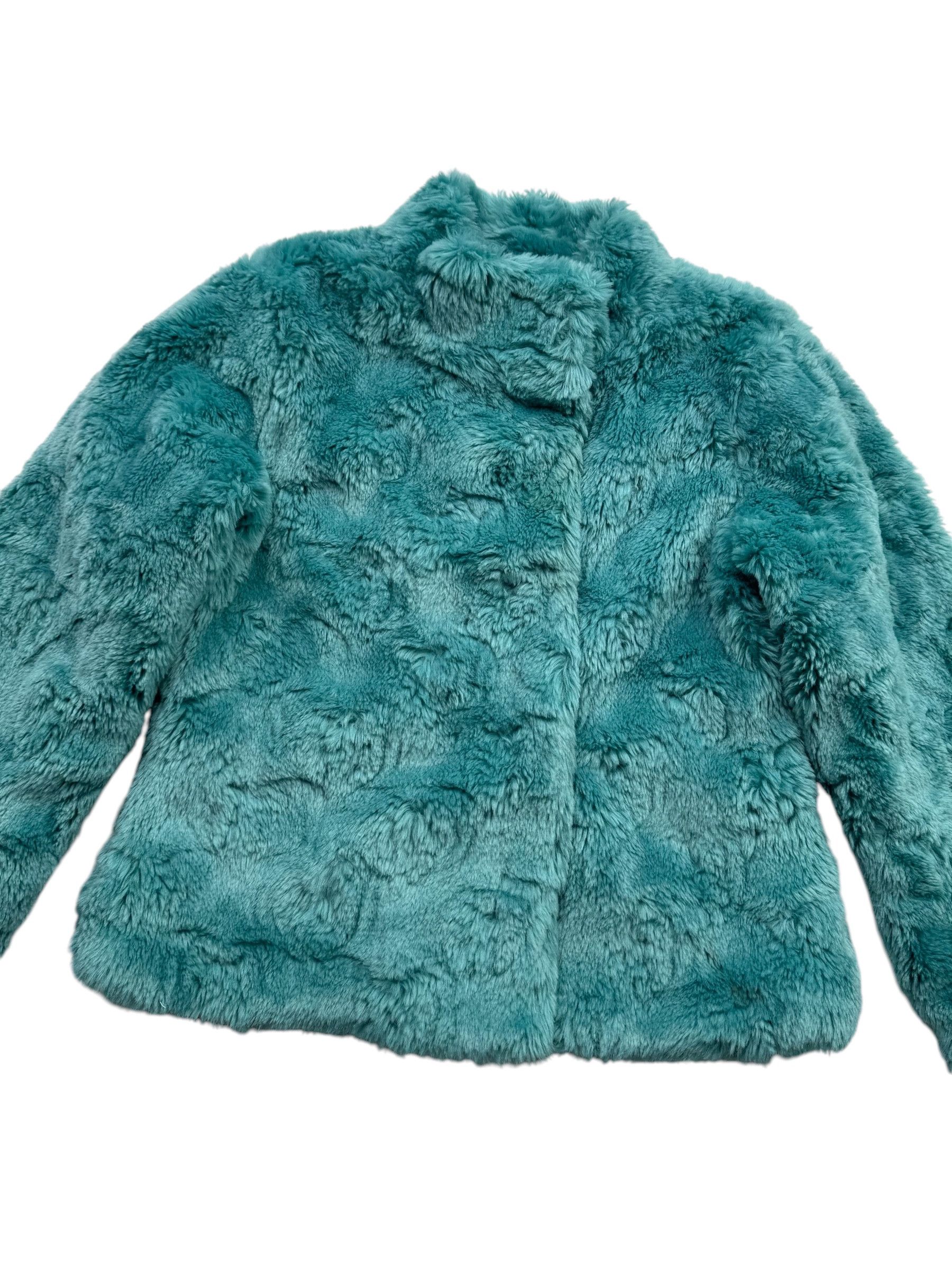 Japanese Brand Vintage Cropped Faux Fur Jacket W76(V9) Size XS / US 0-2 / IT 36-38 - 2 Thumbnail