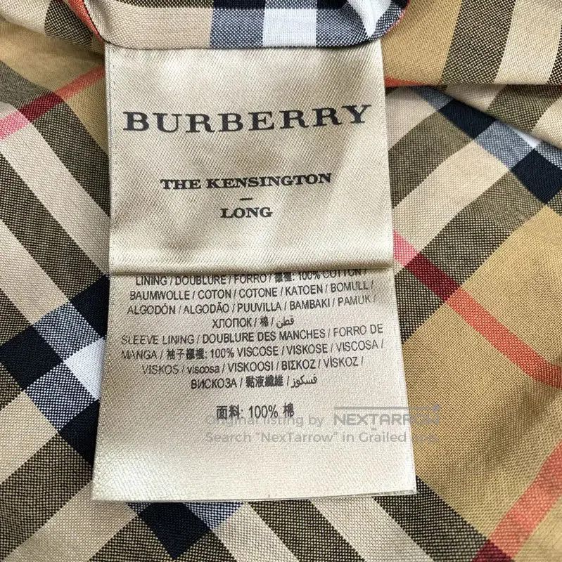 Burberry Burberry Dark Gray Cotton Women’s Trench Coat. Size XXS / US 00 / IT 34 - 6 Thumbnail