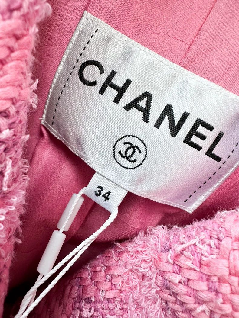 Chanel Chanel A plaid double-breasted long coat Size XXS / US 00 / IT 34 - 5 Thumbnail