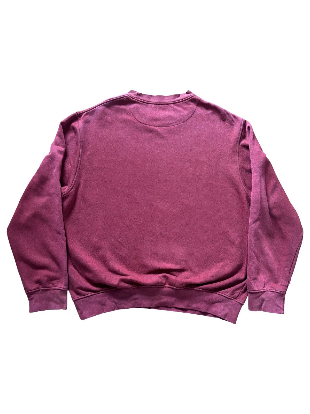 Nike Nike Dark Maroon Crewneck Sweatshirt US M Size US M / EU 48-50 / 2 - 2 Thumbnail