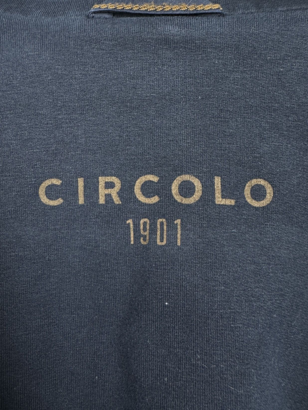 Circolo 1901 Circolo 1901 Navy blue stretch cotton unlined blazer sz 46 Size 36R - 10 Thumbnail