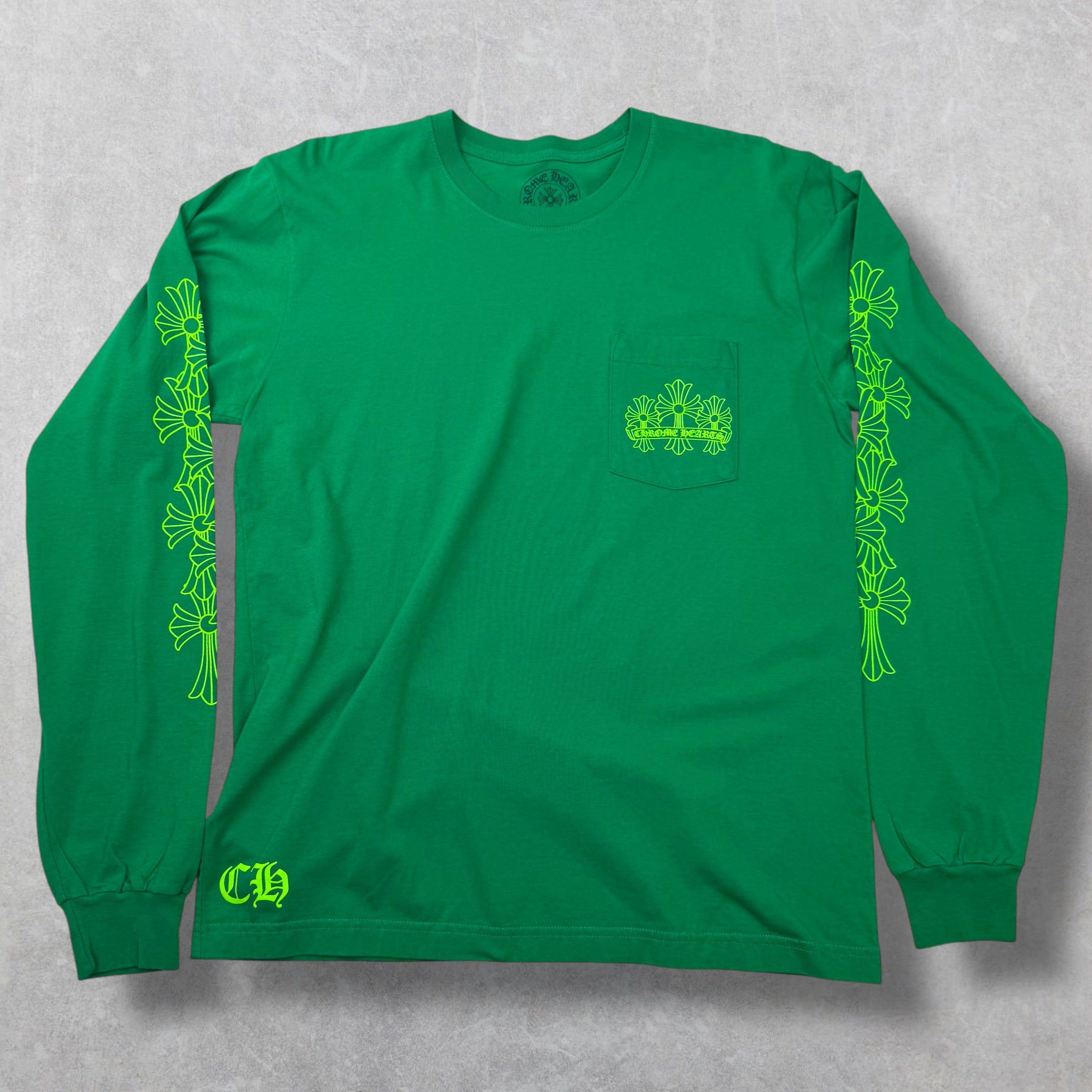 Chrome Hearts Chrome Hearts Kelly Green Cemetery L/S L Size US L / EU 52-54 / 3 - 2 Thumbnail