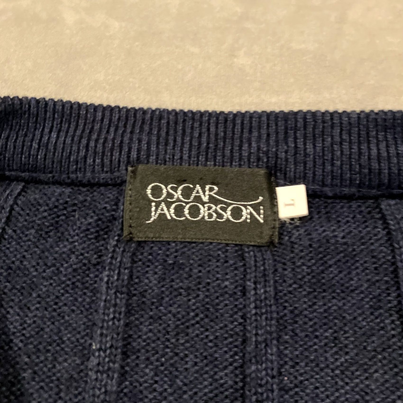 Oscar Jacobson Vintage Oscar Jacobson Portmarnock Golf Club V Neck Cotton Sweater Large Size US L / EU 52-54 / 3 - 3 Thumbnail