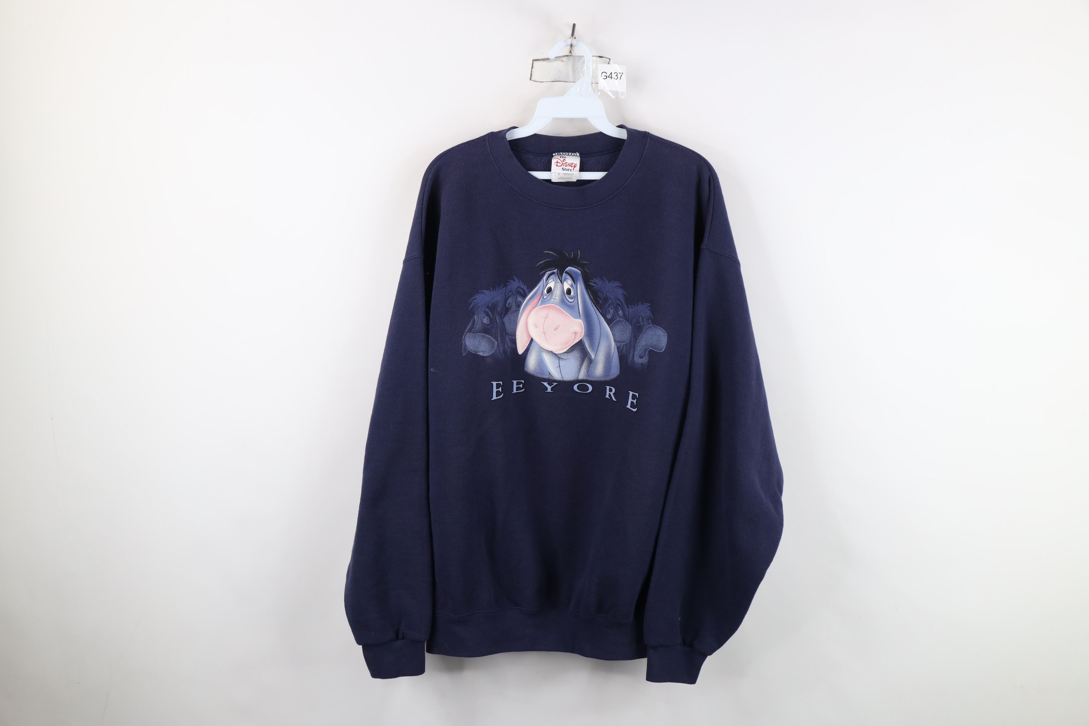 Disney Vintage 90s Disney Winnie the Pooh Eeyore Sweatshirt USA Size L / US 10 / IT 46 - 1 Thumbnail