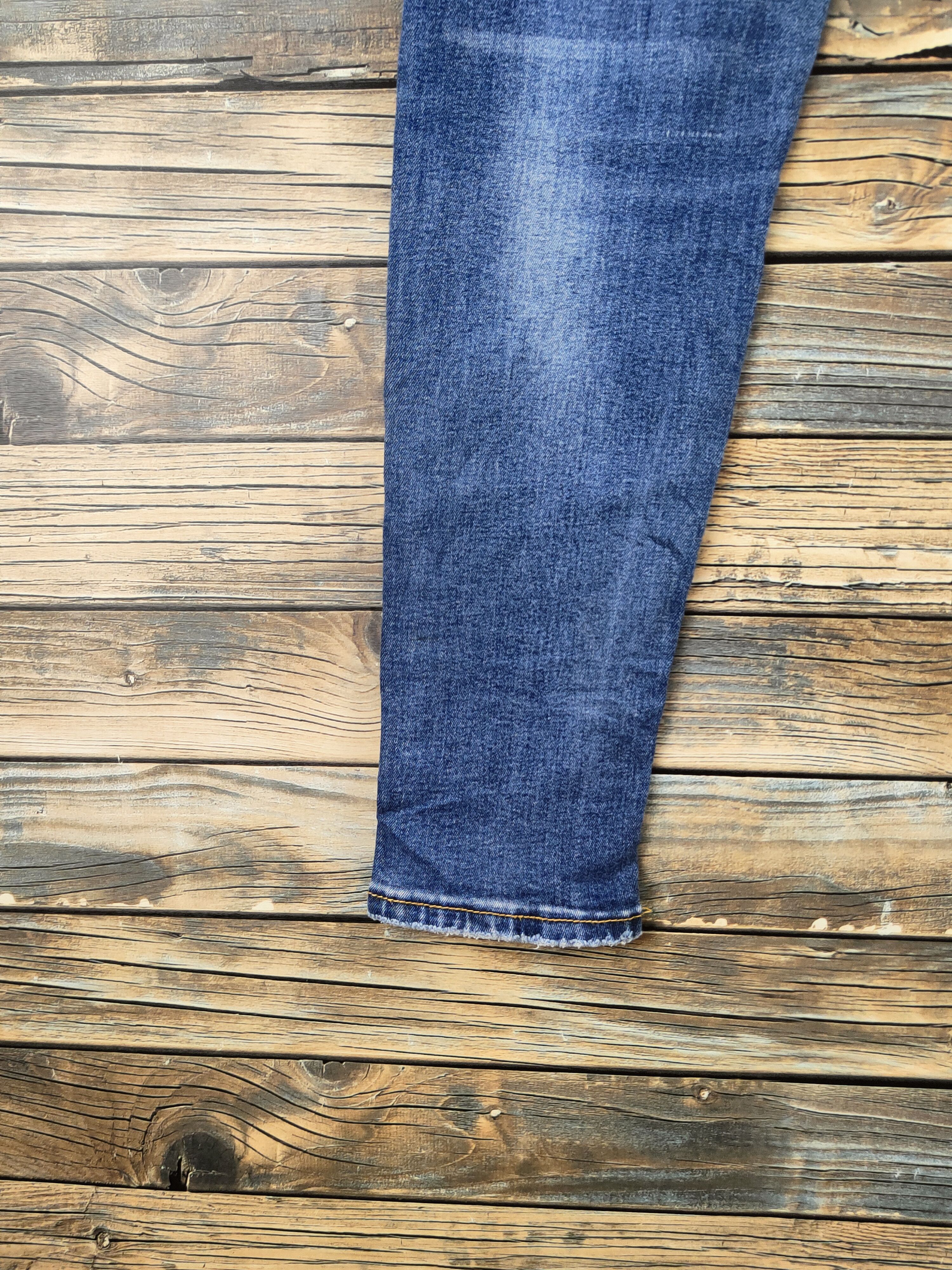 Japanese Brand Japanese Brand Blue Distressed Ripped Skinny Jeans #S2923 Size US 29 - 9 Thumbnail