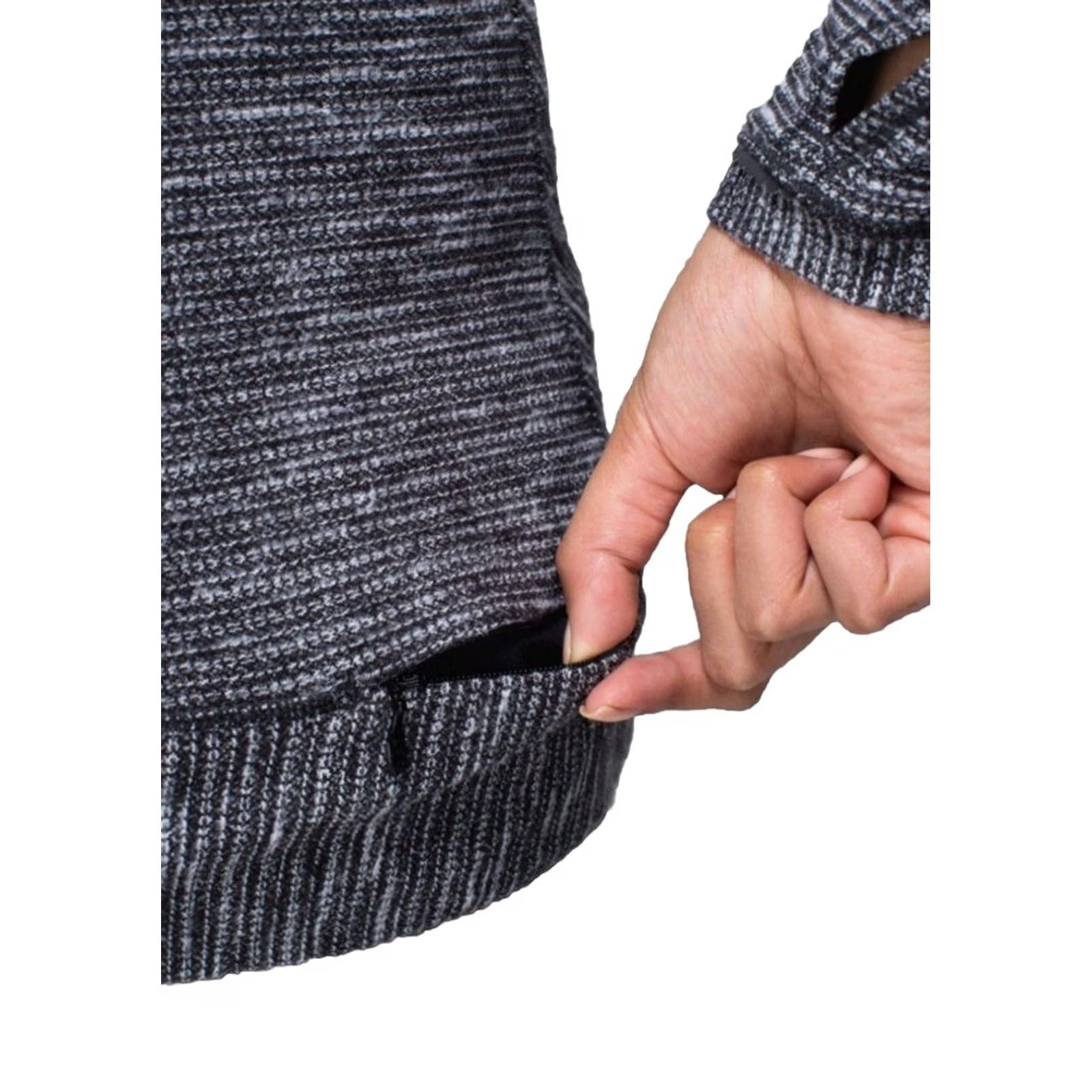 Lululemon Lululemon Race Your Pace Long Sleeve Shirt Women's Size 8 Gray/Black Piqué Rulu Activewear Running Shirt Women XS? Size M / US 6-8 / IT 42-44 - 3 Thumbnail