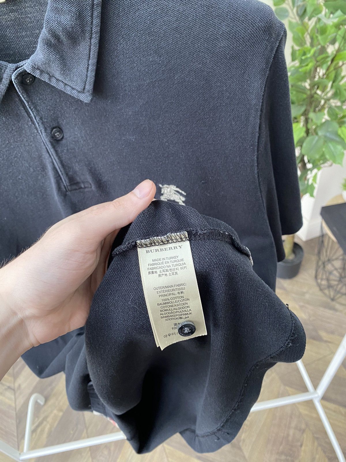 Burberry × Vintage Vintage Burberry Brit Polo T-Shirt Size US XL / EU 56 / 4 - 10 Thumbnail