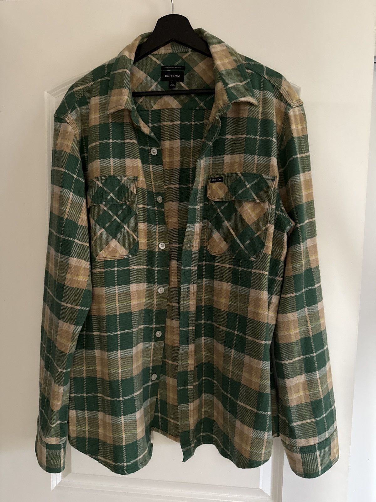 Brixton Brixton green/gold flannel Size US L / EU 52-54 / 3 - 1 Thumbnail