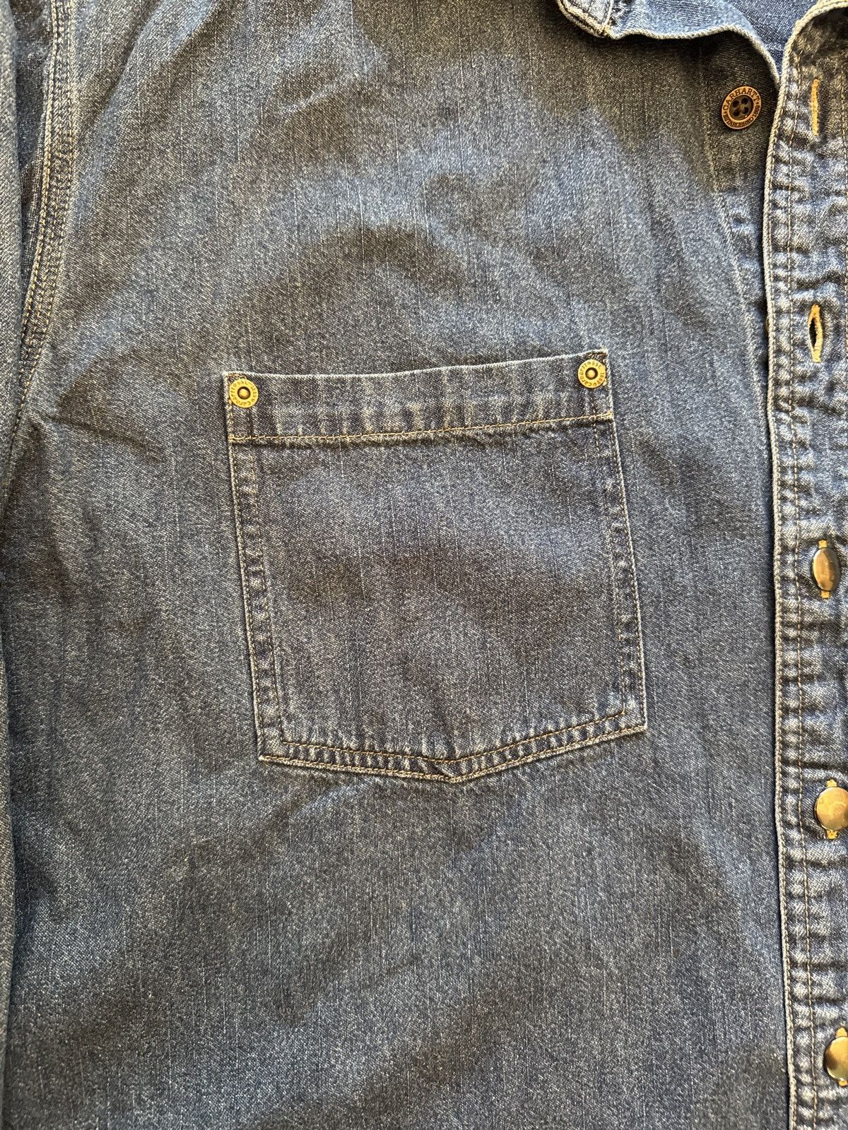 Carhartt × Carhartt Wip Carhartt Wip Denim Shirt Size US XL / EU 56 / 4 - 6 Thumbnail