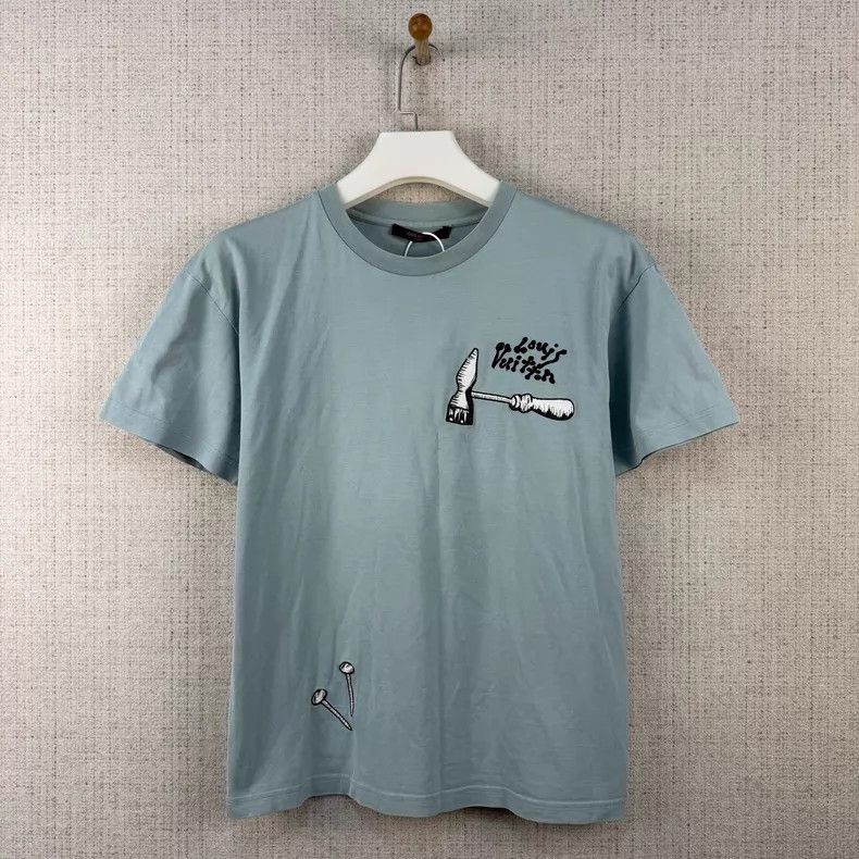 Louis Vuitton Louis Vuitton SS23 Tool Pattern Embroidered Short Sleeve Size US S / EU 44-46 / 1 - 1 Thumbnail