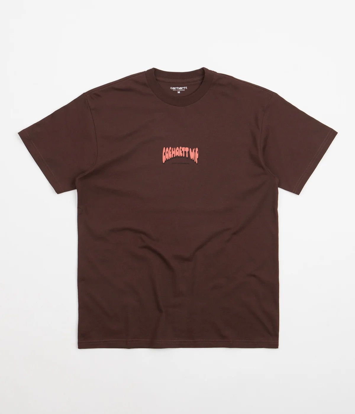 Carhartt carhartt wip bubble script t shirt ale brown Size US M / EU 48-50 / 2 - 5 Thumbnail