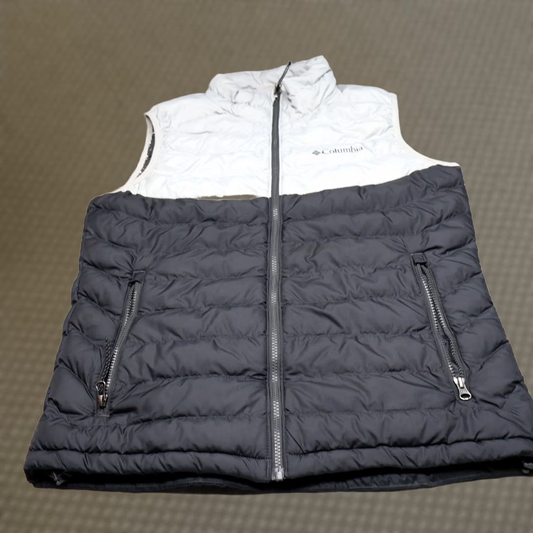 Vintage Columbia Vest Men Medium Black Out II Omni Heat Light Pack Winter Quilted Puffer Size US M / EU 48-50 / 2 - 1 Thumbnail