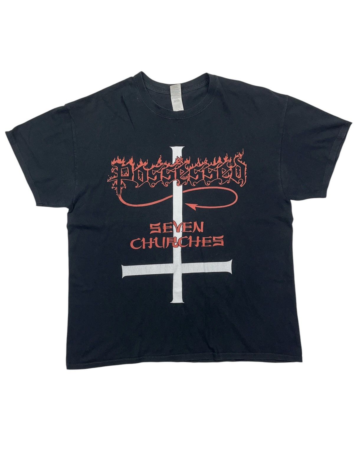 Band Tees × Vintage Vintage Possessed Seven Churches 2009 T-shirt Death Metal Size US XL / EU 56 / 4 - 1 Thumbnail