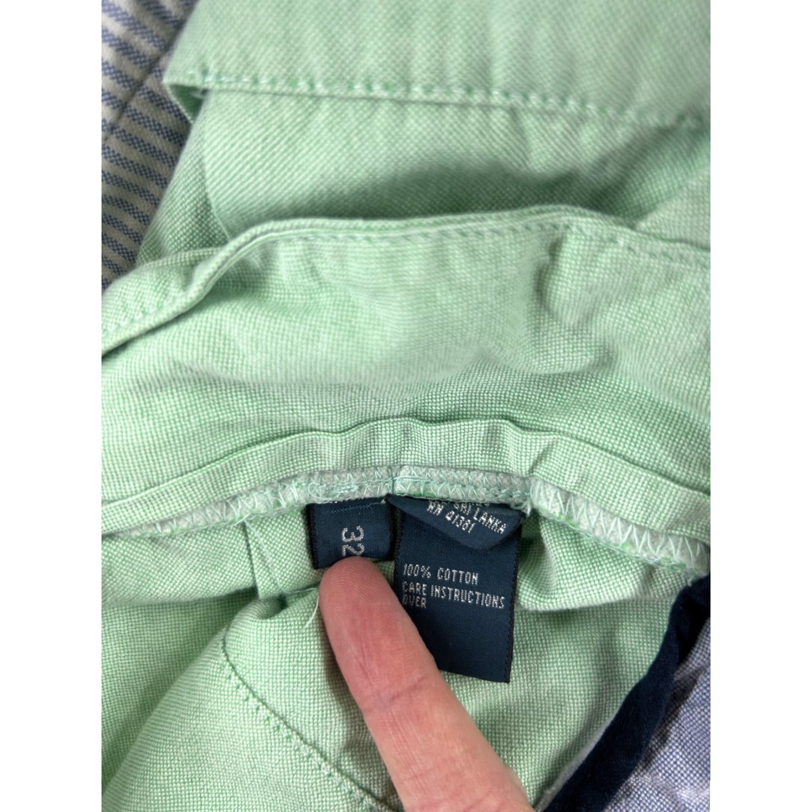 Polo Ralph Lauren Polo Ralph Lauren Shorts Men 32 Green 100% Cotton Woven Bermuda Casual Pants Adjustable Zip Flat Front Pocket Regular? Size US XS / EU 42 / 0 - 4 Thumbnail