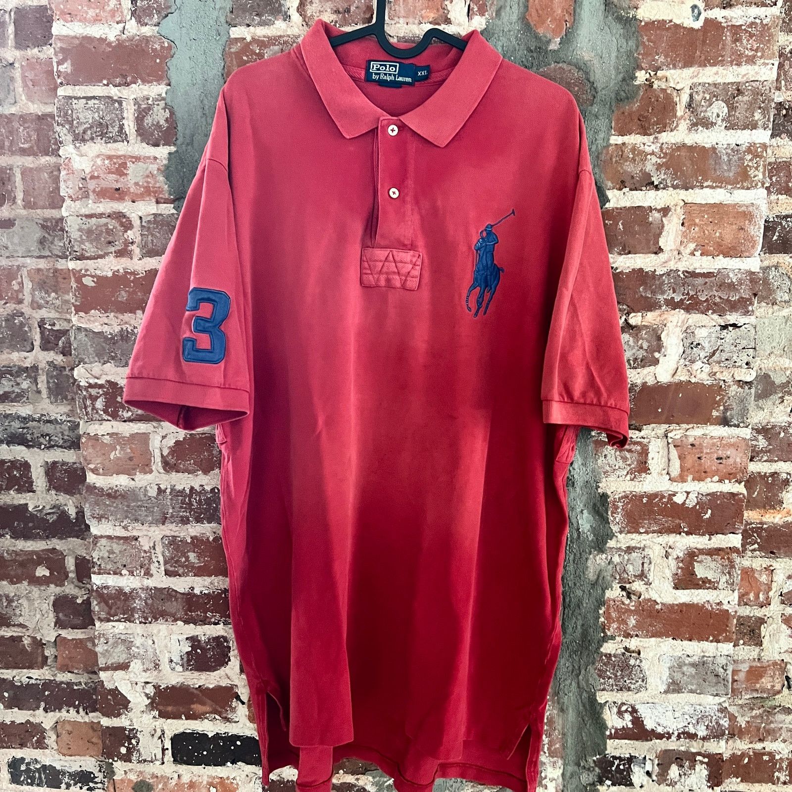 Polo Ralph Lauren Polo Ralph Lauren Big Pony Rugby Red Shirt Jersey 25x32 Size US XXL / EU 58 / 5 - 3 Thumbnail