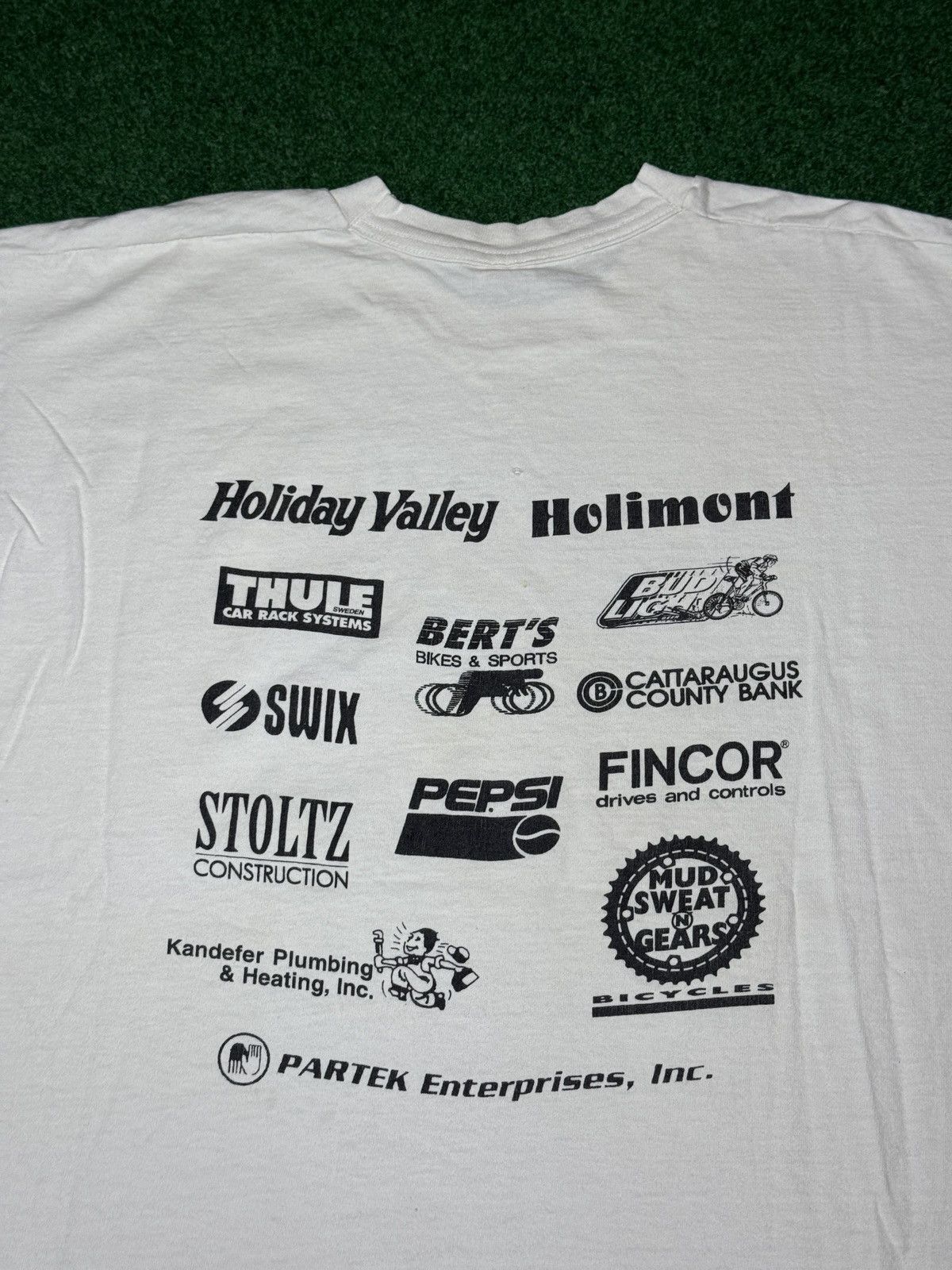 Vintage Ellicottville 1st Annual Mountain Bike Race T Shirt 22.5x28 Size US XL / EU 56 / 4 - 5 Thumbnail