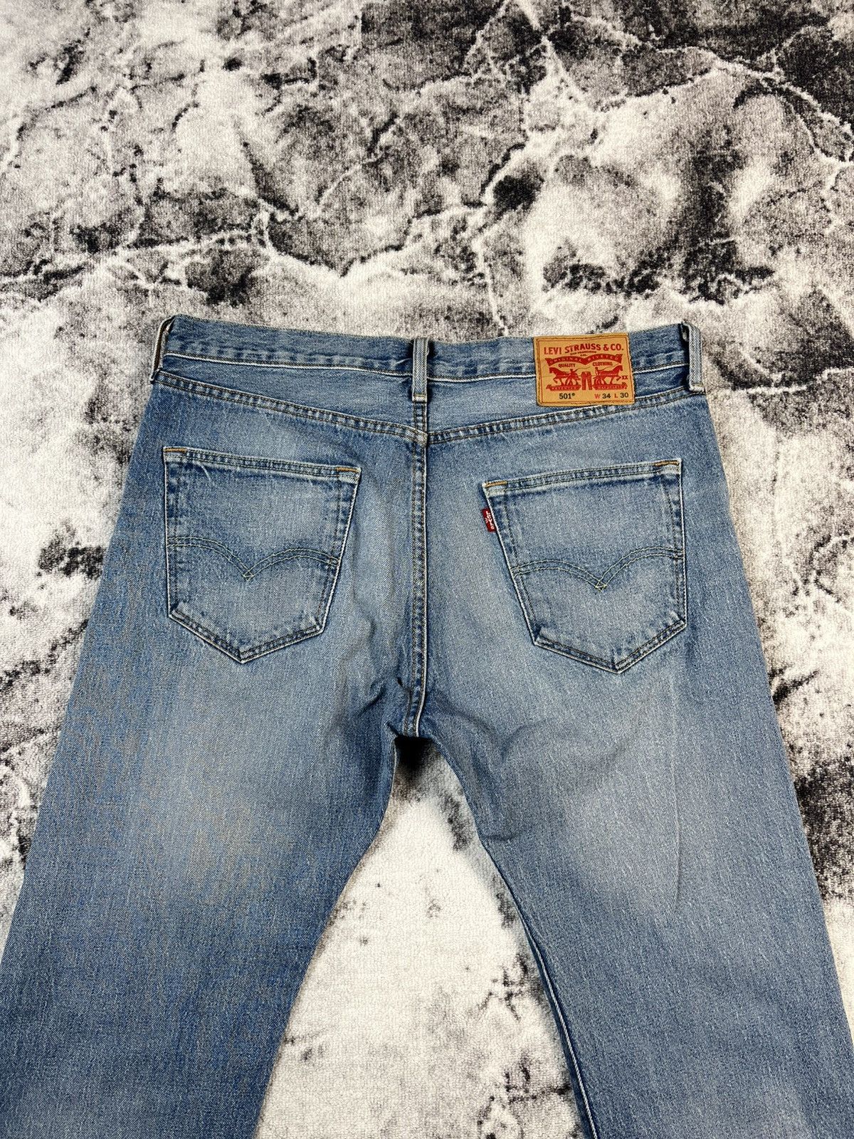Levi's Levis 501 Vintage Blue Denim Jeans W34 L30 Made Mexico Size US 34 / EU 50 - 11 Thumbnail