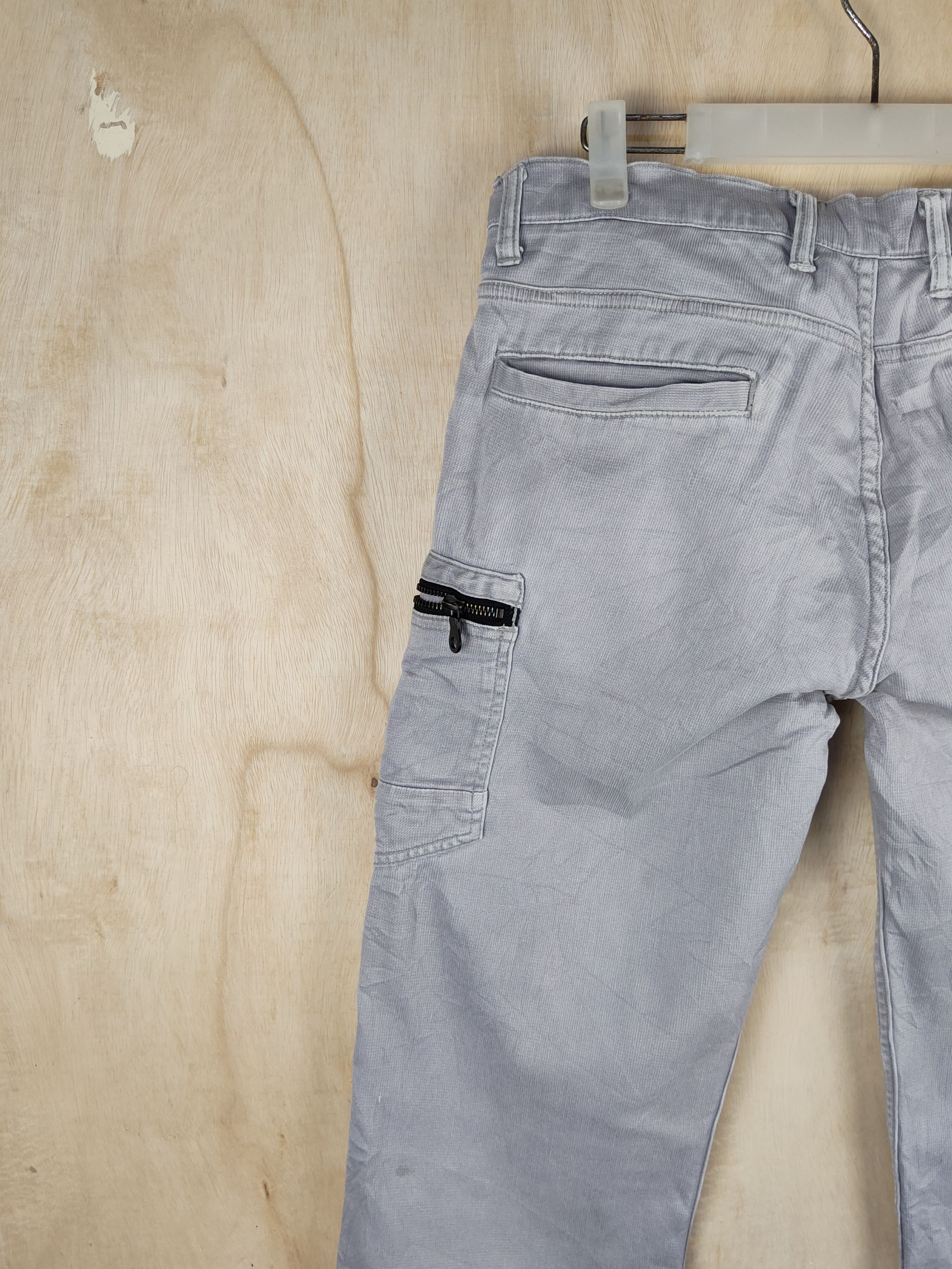 Japanese Brand Scot.inc Gray Distressed Ripped Jeans #S2438 Size US 31 - 8 Thumbnail