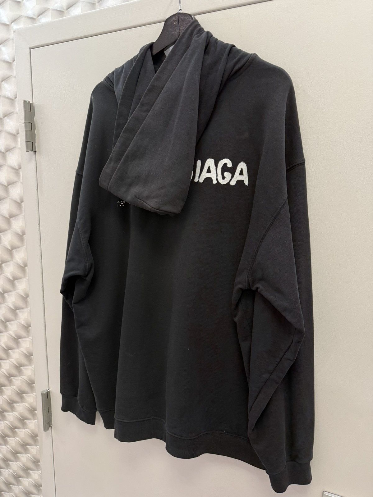 Balenciaga Balenciaga Logo Hoodie Size US XL / EU 56 / 4 - 6 Thumbnail