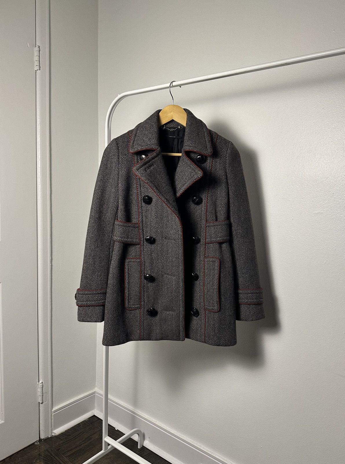 Gucci Gucci Pea Coat FW15 Archive Coat Size XS / US 0-2 / IT 36-38 - 1 Thumbnail