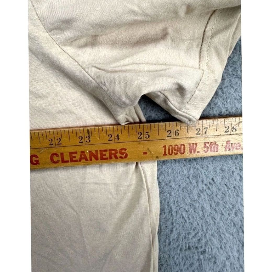 Vintage THE GODFATHER T-SHIRT Mens 3XL Beige Graphic Print Crew Neck Short Sleeve Vito Corleone Size US XXL / EU 58 / 5 - 5 Thumbnail