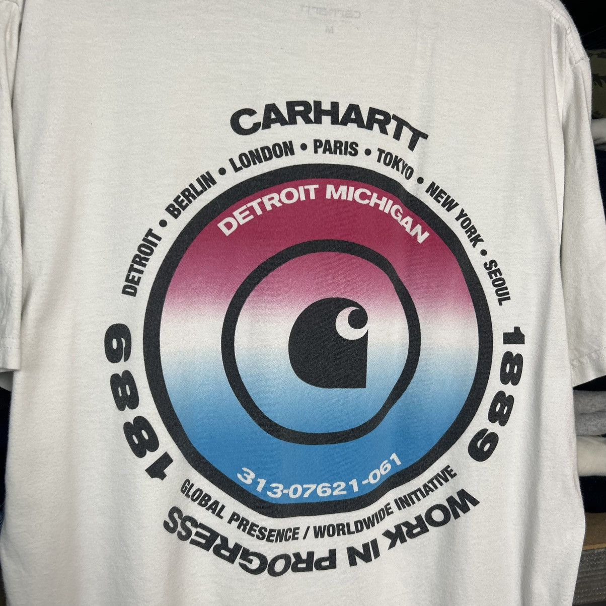 Carhartt Mens Carhartt Wip Big Logo streetwear y2k tee Size US M / EU 48-50 / 2 - 2 Thumbnail