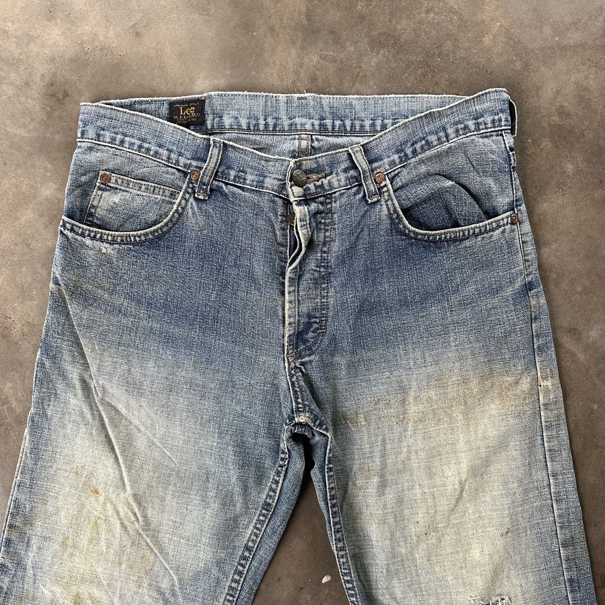 Japanese Brand W34 Vintage Lee Riders Faded Rusty Distressed Denim Jean Size US 34 / EU 50 - 3 Thumbnail