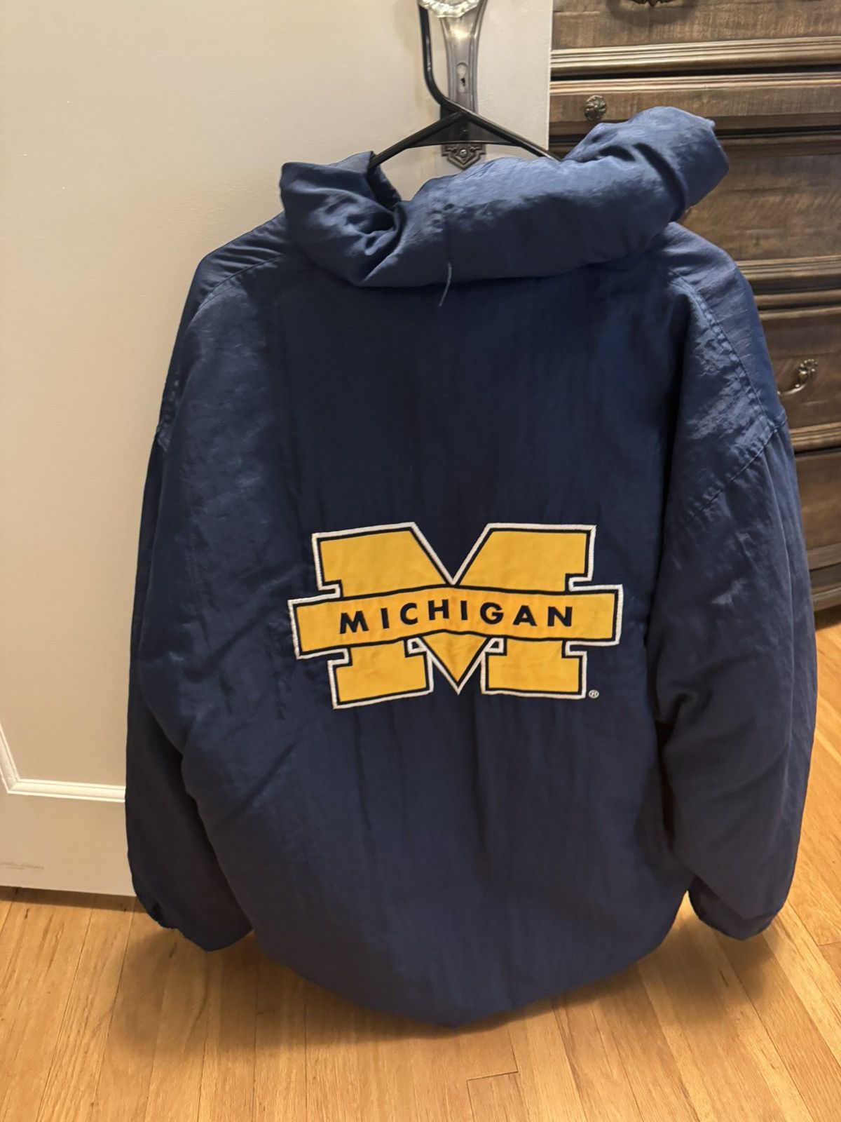 Starter Vintage 90s Michigan Wolverines Starter Jacket Size XL Size US XL / EU 56 / 4 - 3 Thumbnail