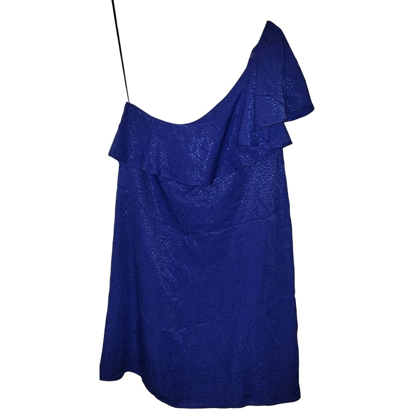 Anthropologie New Anthropologie Ruffled One-Shoulder Mini Dress $140 Sz 6 Size S / US 4 / IT 40 - 6 Thumbnail
