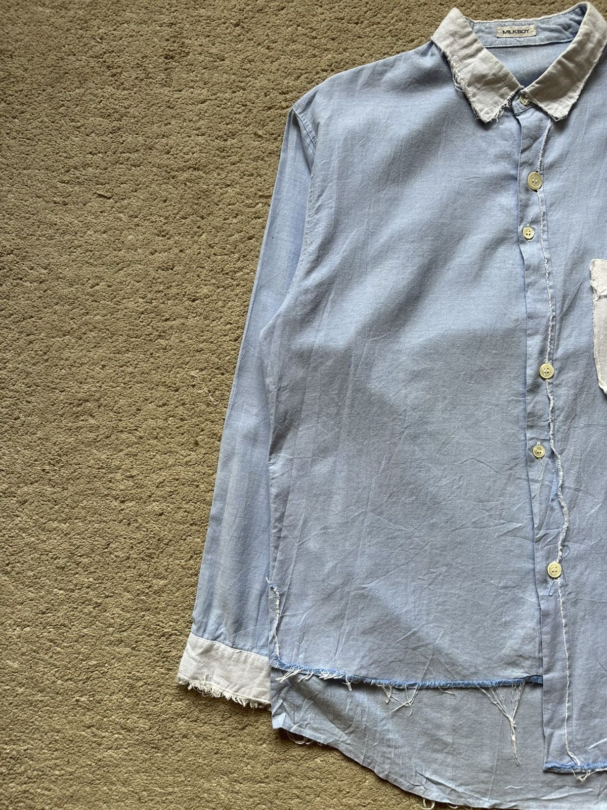 Japanese Brand 1990s Milkboy Seditionaries Shirt Size US L / EU 52-54 / 3 - 5 Thumbnail