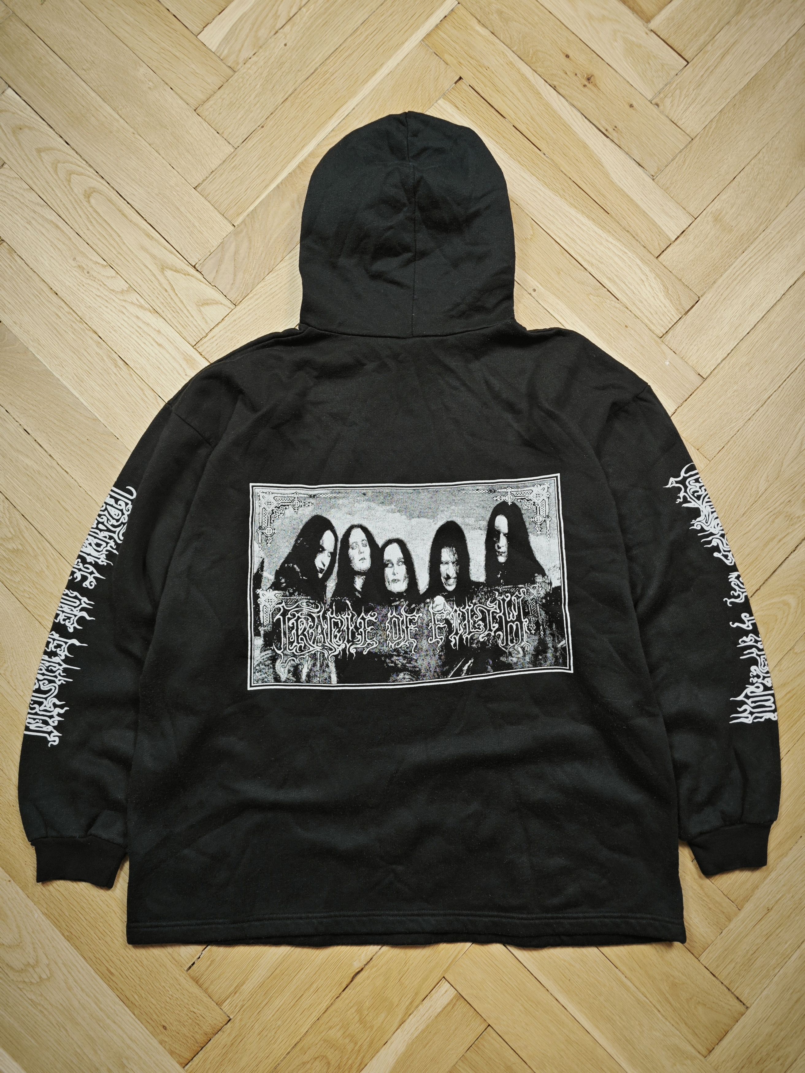 Vintage 90s Cradle of Flith vintage hoodie Size US L / EU 52-54 / 3 - 7 Thumbnail