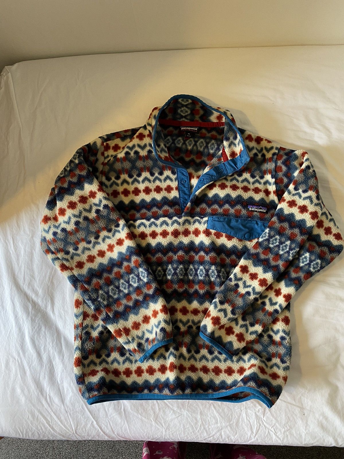 Patagonia Rare Vintage Patagonia Synchilla Snap T Fleece Quarter Zip Size XS / US 0-2 / IT 36-38 - 2 Thumbnail