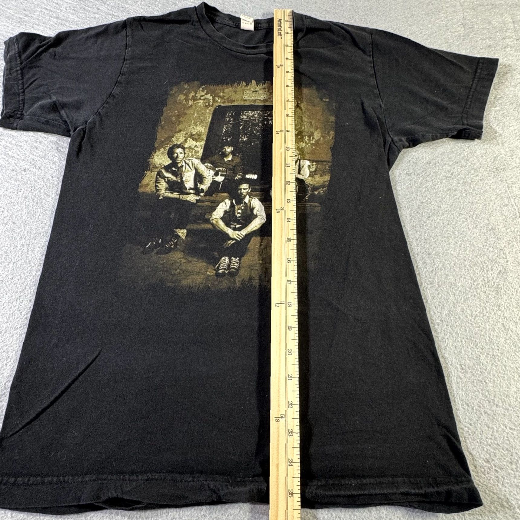 Tultex VINTAGE Coldplay Viva La Vida Tour Shirt Mens Small Black Band Concert Tee 2009 Tour Dates Tultex Size US S / EU 44-46 / 1 - 7 Thumbnail