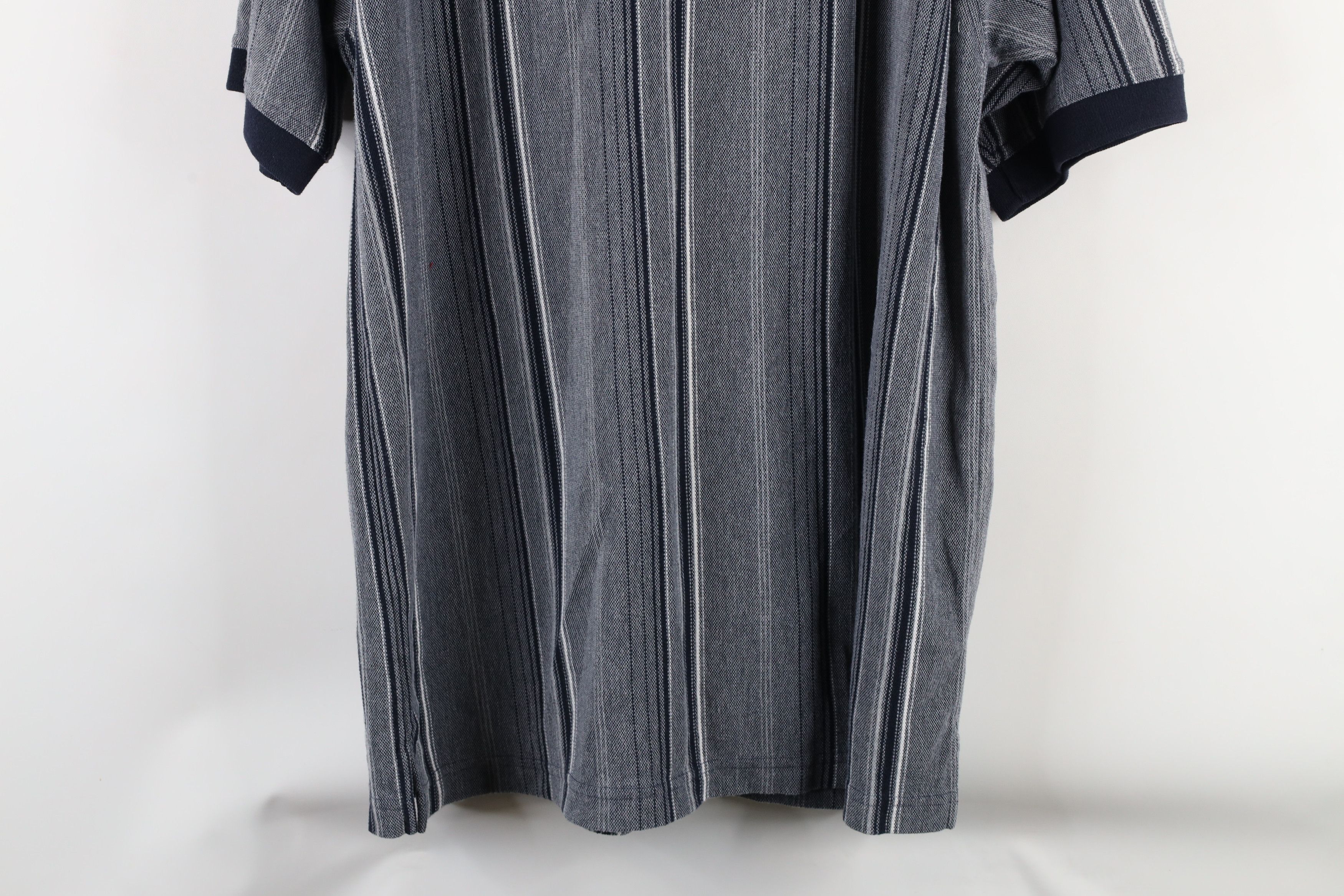Vintage Vintage 90s Streetwear Block Knit Collared Golf Polo Shirt Size US XL / EU 56 / 4 - 11 Thumbnail