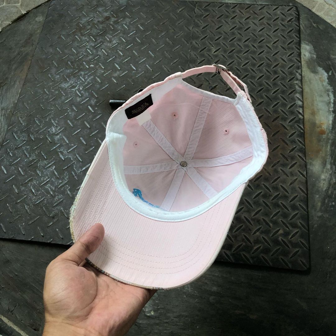 Vintage Vintage Vondutch Eric Bostrom Soft Pink Ripped Distressed Size ONE SIZE - 7 Thumbnail