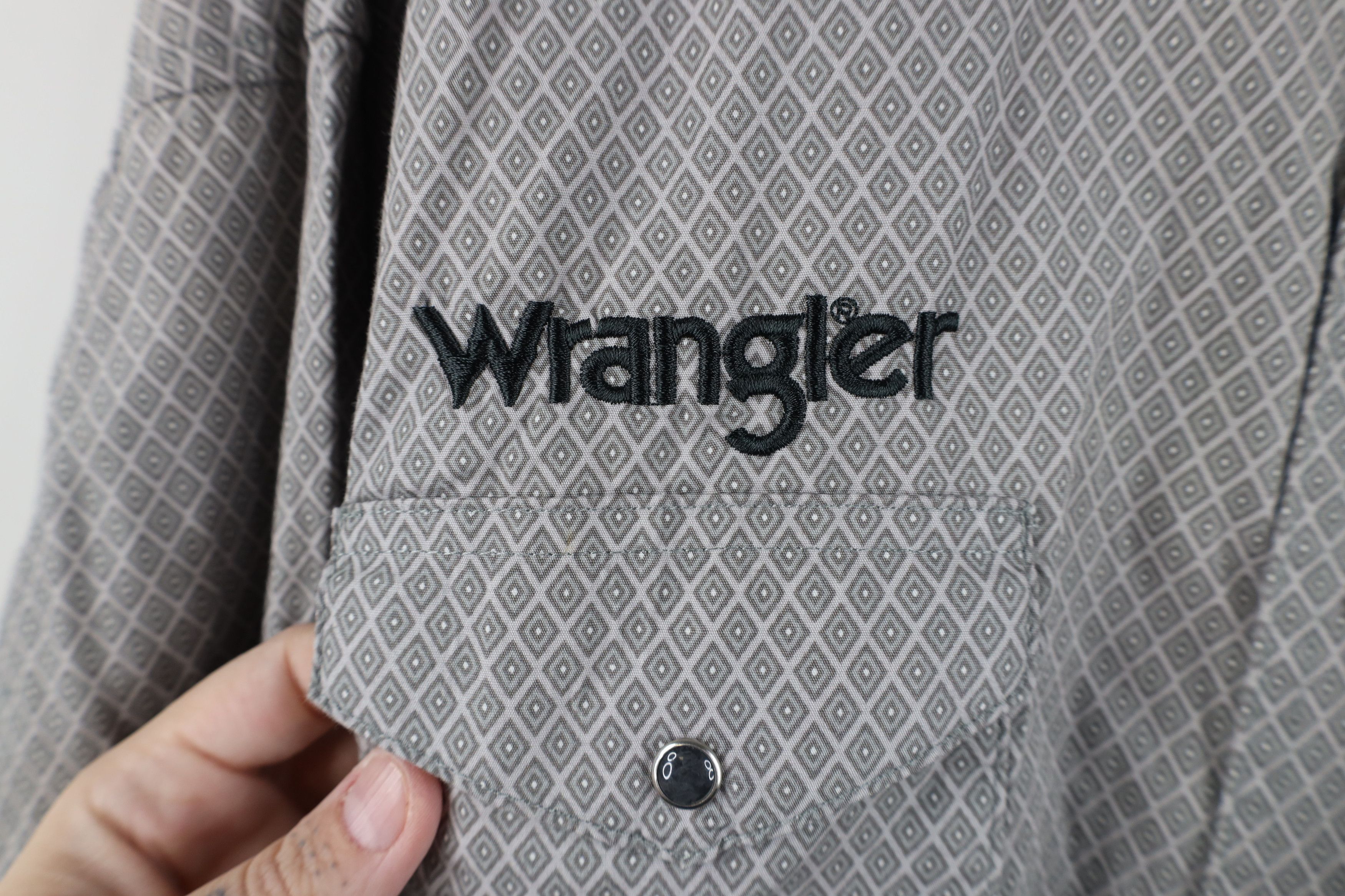 Vintage Jack Daniels x Wrangler Diamond Western Cowboy Button Shirt Size US XXL / EU 58 / 5 - 8 Thumbnail