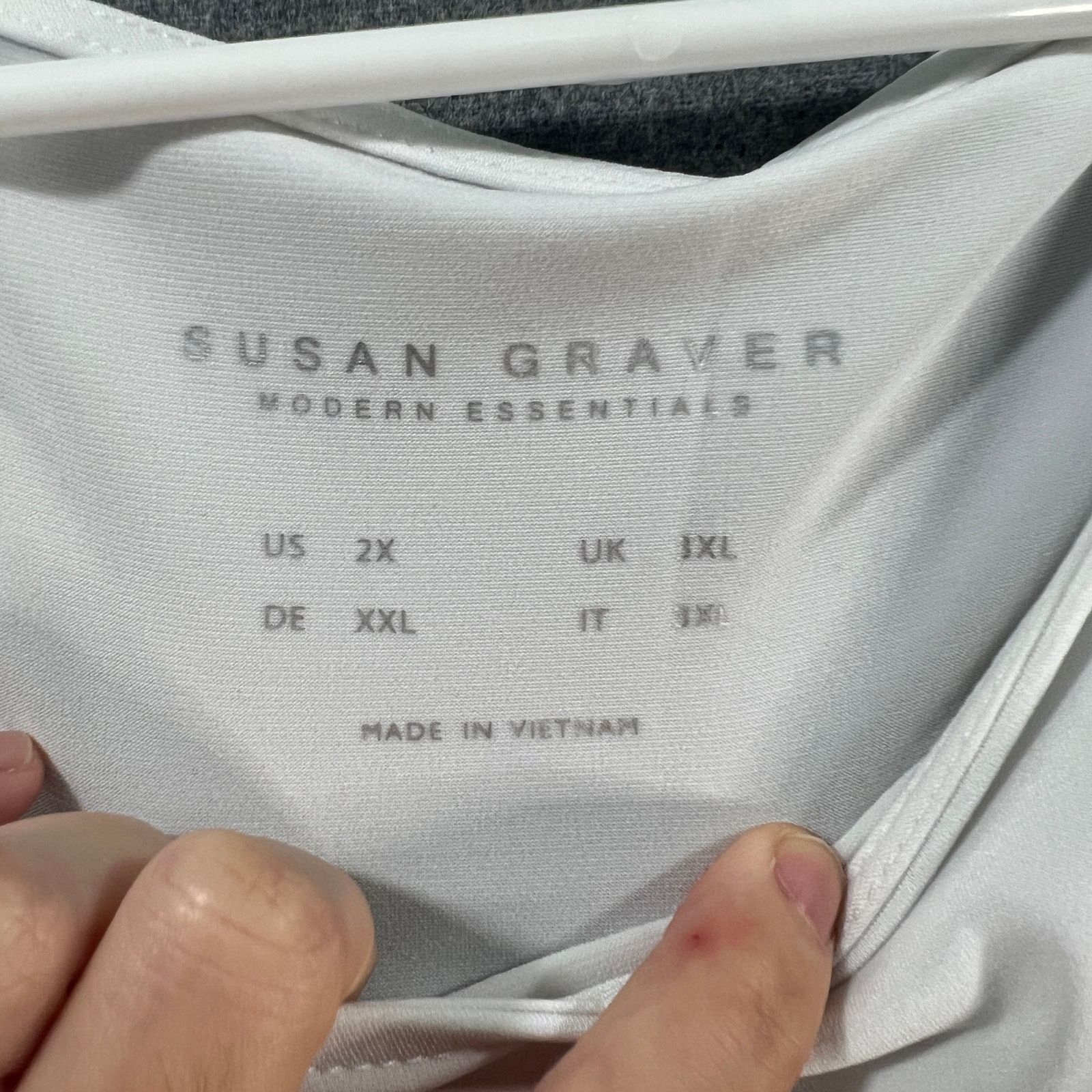 Other Susan Graver Modern Essentials Liquid Knit A-Line Top Size XXL / US 16-18 / IT 52-54 - 3 Thumbnail