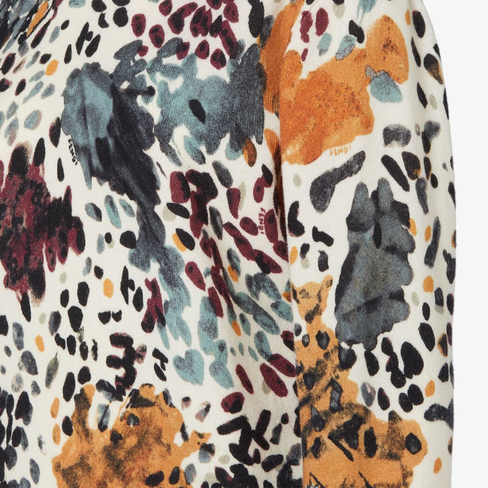 Fendi os11x0526 Wool Sweater in Multicolor Size XS / US 0-2 / IT 36-38 - 3 Thumbnail