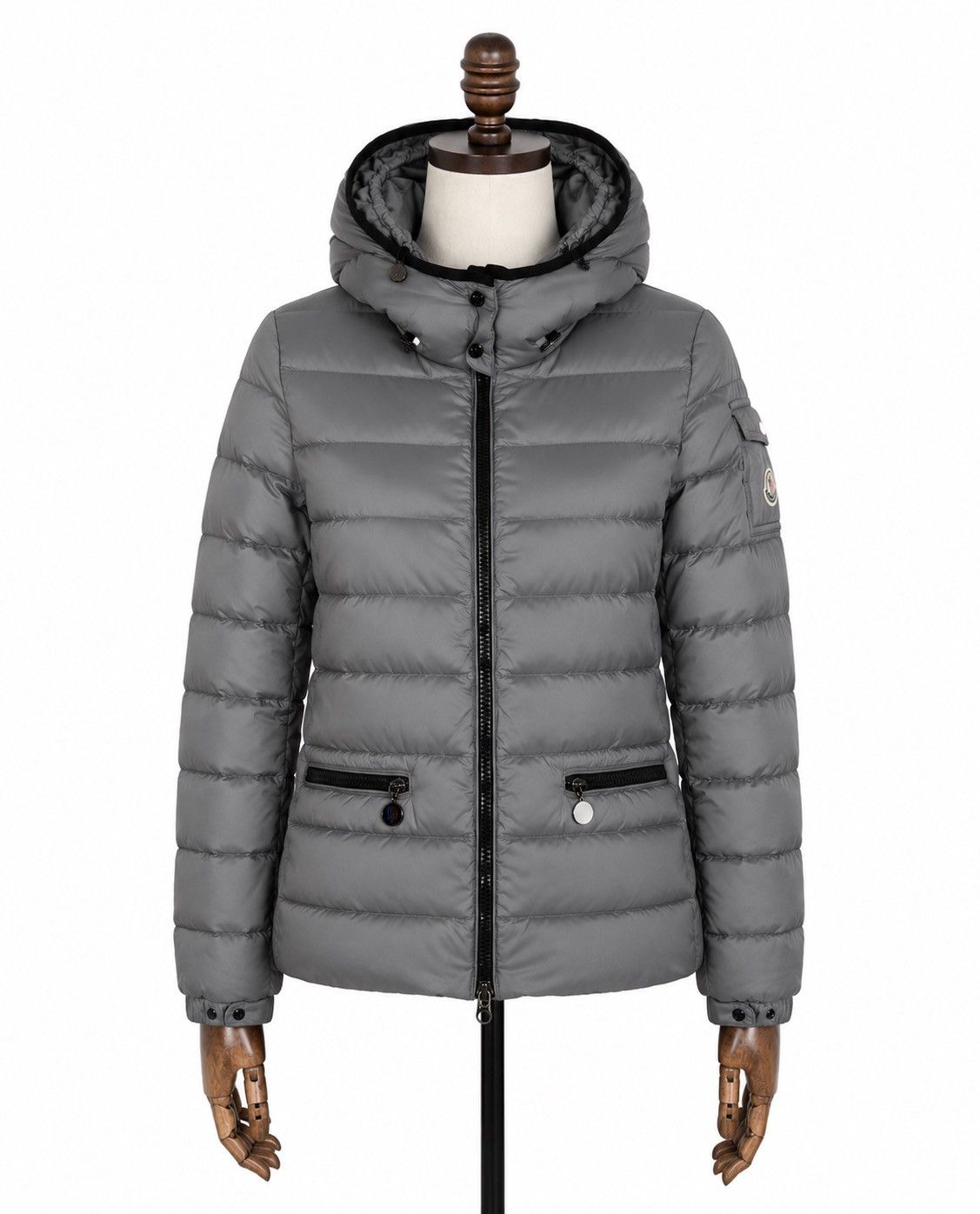 Moncler Women`s Moncler Bea Guibbotto Gray Puffer Jacket Size 0 / S Size XS / US 0-2 / IT 36-38 - 2 Thumbnail