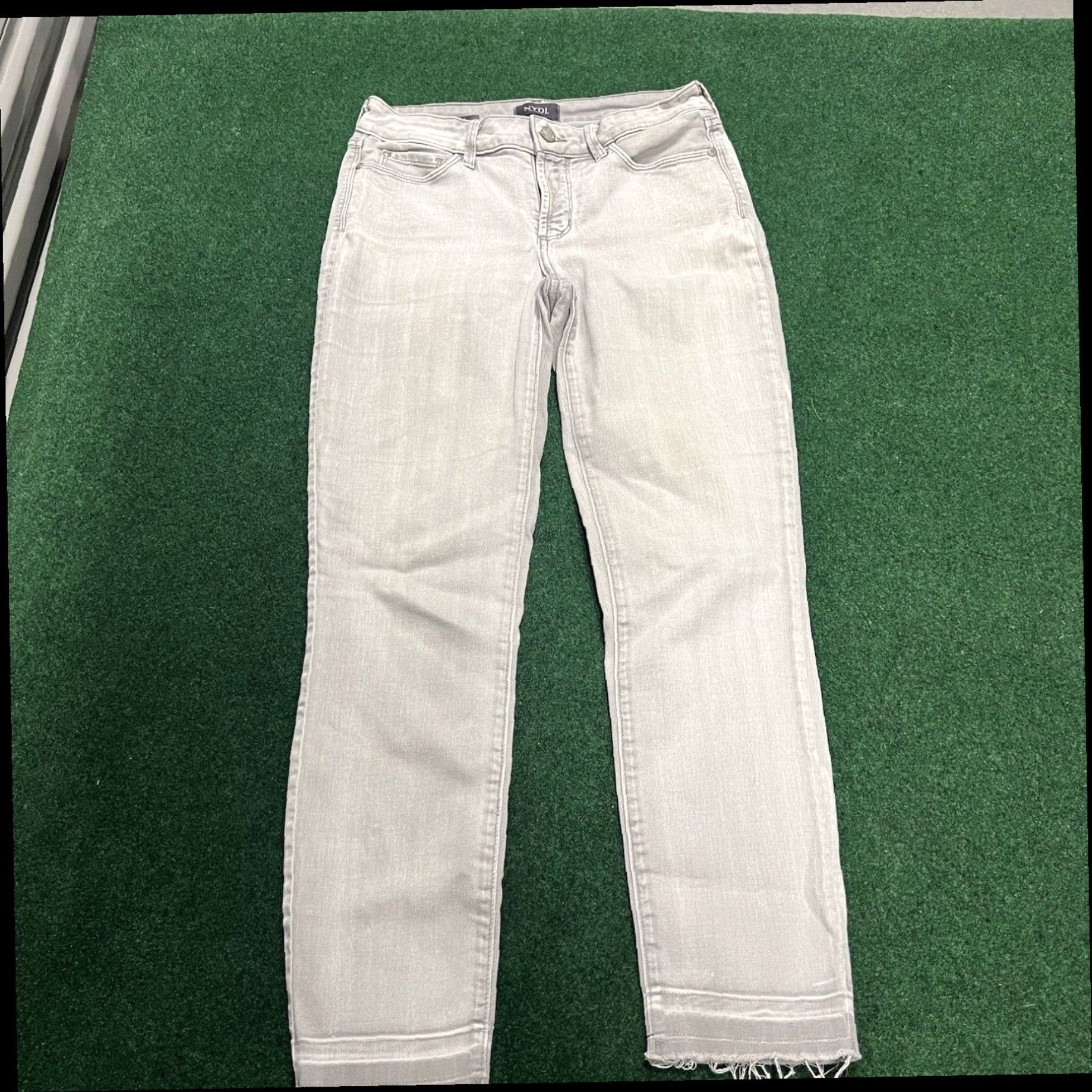 NYDJ NYDJ Womens Blue Alina Pull-On Ankle Skinny Jeans Jegging Size 4 Gray Size 27" / US 4 / IT 40 - 1 Thumbnail