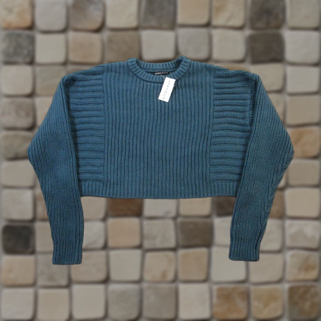 Vintage VINTAGE Kendall & Kyle Sweater Womens Small Green Pullover Fall Winter Knit Crew Neck Casual Shop Now Size S / US 4 / IT 40 - 1 Thumbnail