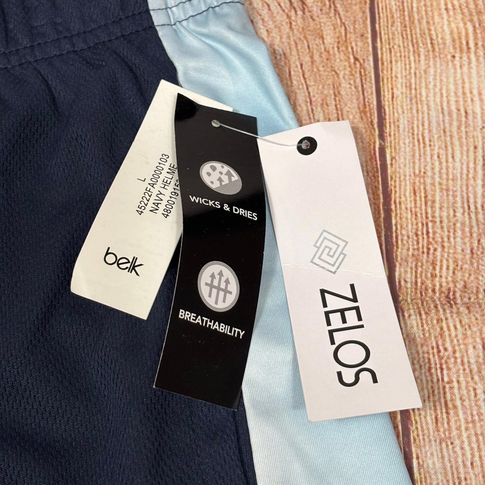 Zylos George Machado ZELOS Men's Large Athletic Shorts with Side Panels NWT Size US 34 / EU 50 - 3 Thumbnail