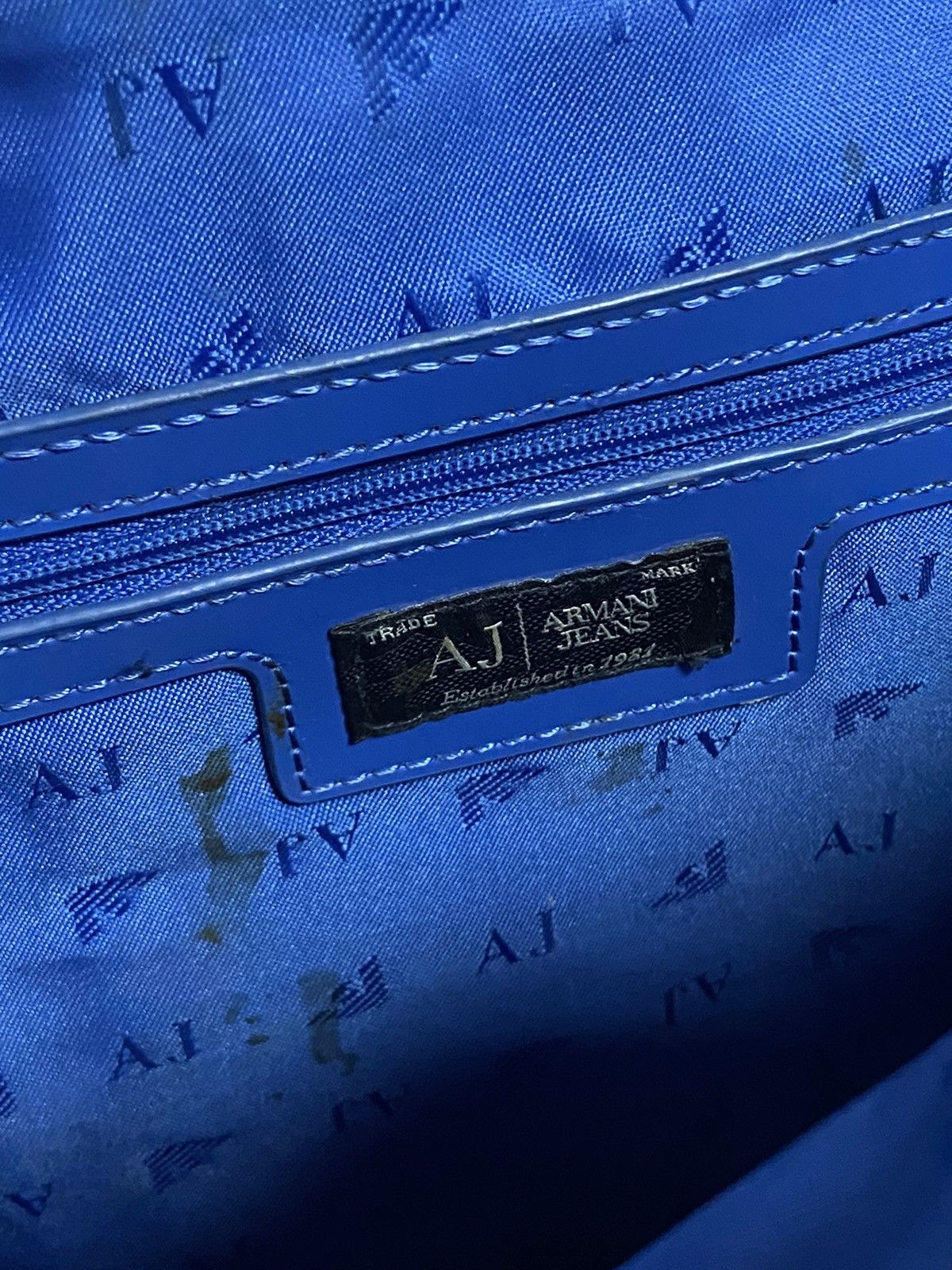Armani × Vintage Armani jeans bag handle big logo vintage Size ONE SIZE - 5 Thumbnail