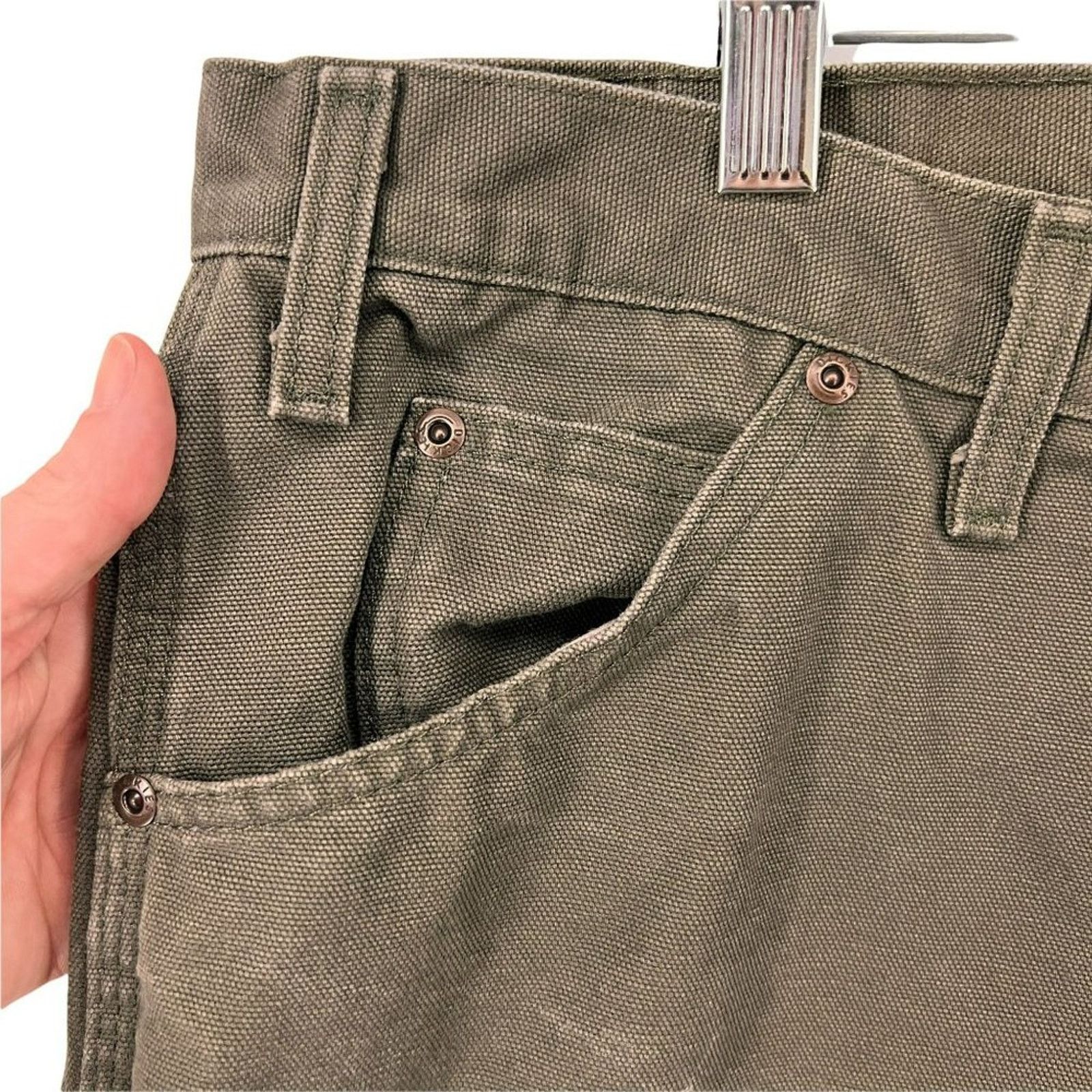 Dickies Dickies Men's Relaxed Fit Straight-Leg Duck Carpenter 42x30 Size US 42 / EU 58 - 2 Thumbnail