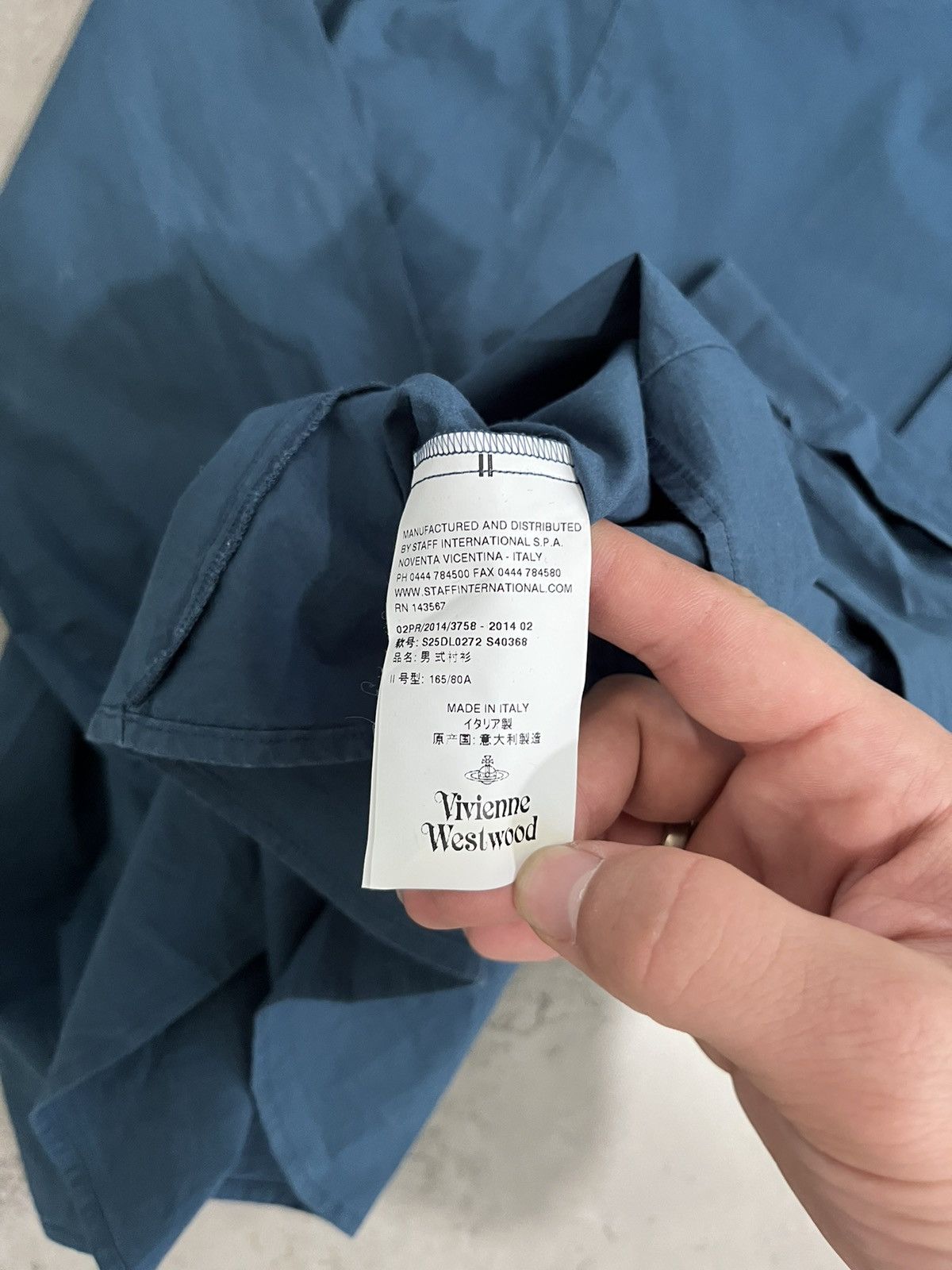 Vivienne Westwood Vivienne Westwood slim fit shirt size M II Size US M / EU 48-50 / 2 - 6 Thumbnail