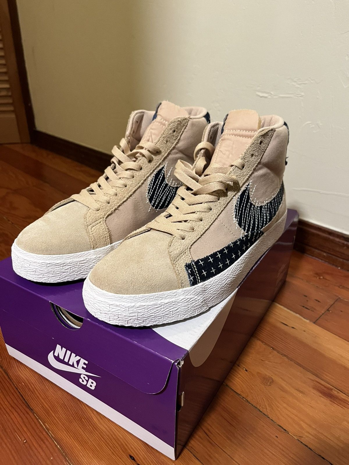 Nike Nike SB Zoom Blazer Mid ‘Sashiko Pack’ Size US 10 / EU 43 - 1 Thumbnail