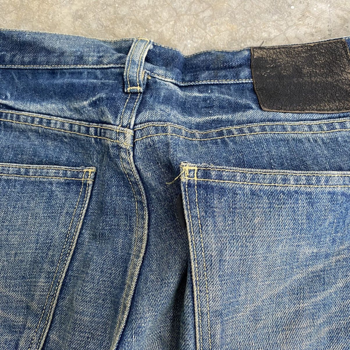 Lad Musician 2000’s Lad Musician Whisker Washed Straight Leg Denim Jeans Size US 33 - 18 Thumbnail