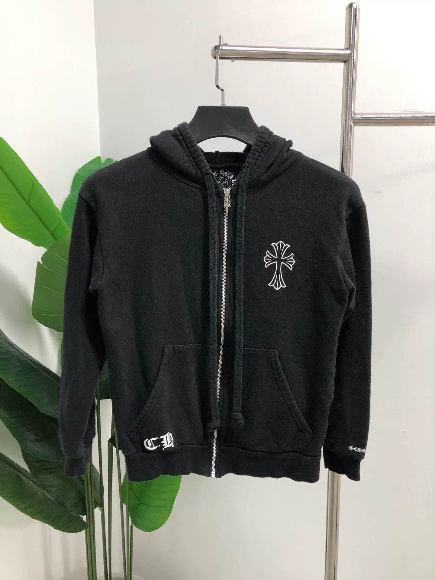 Chrome Hearts chrome hearts cross hoodie with zipper drawstring Size US S / EU 44-46 / 1 - 1 Thumbnail