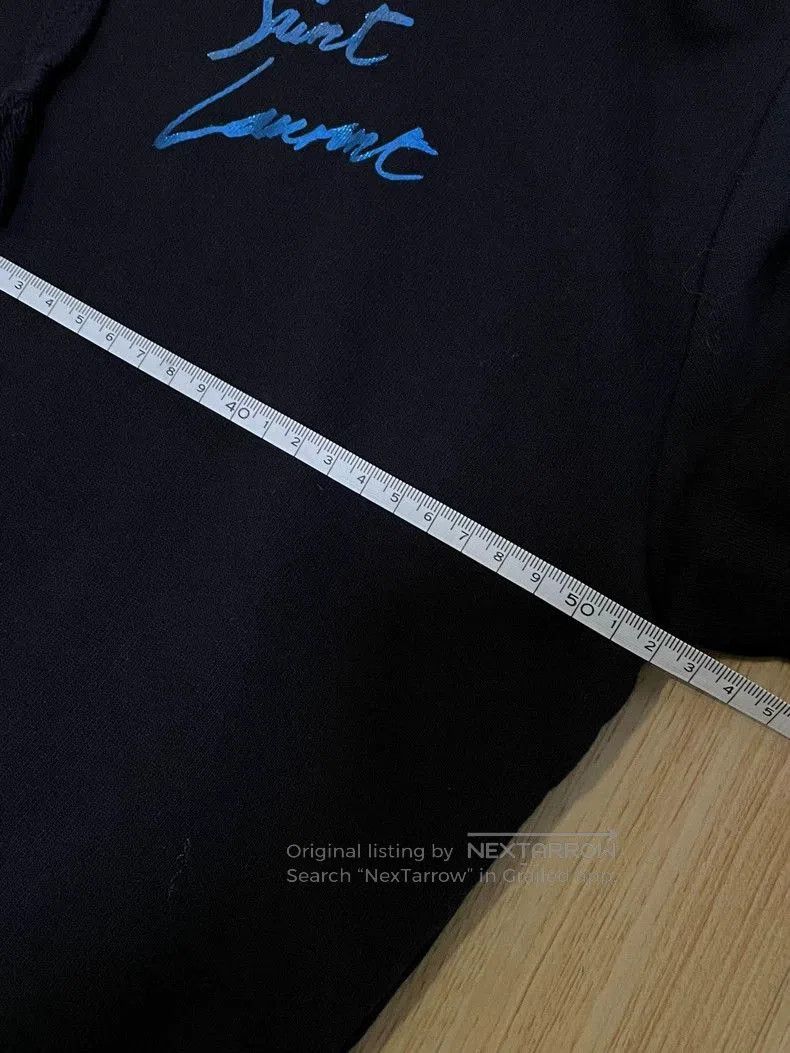 Saint Laurent Paris Saint Laurent Men's Black XL Sweatshirt. Size US XL / EU 56 / 4 - 5 Thumbnail